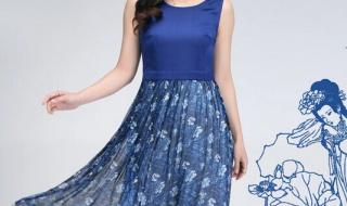 雪纺碎花连衣裙 雪纺碎花连衣裙