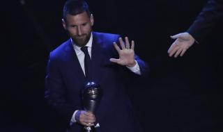 梅西第6次足球先生